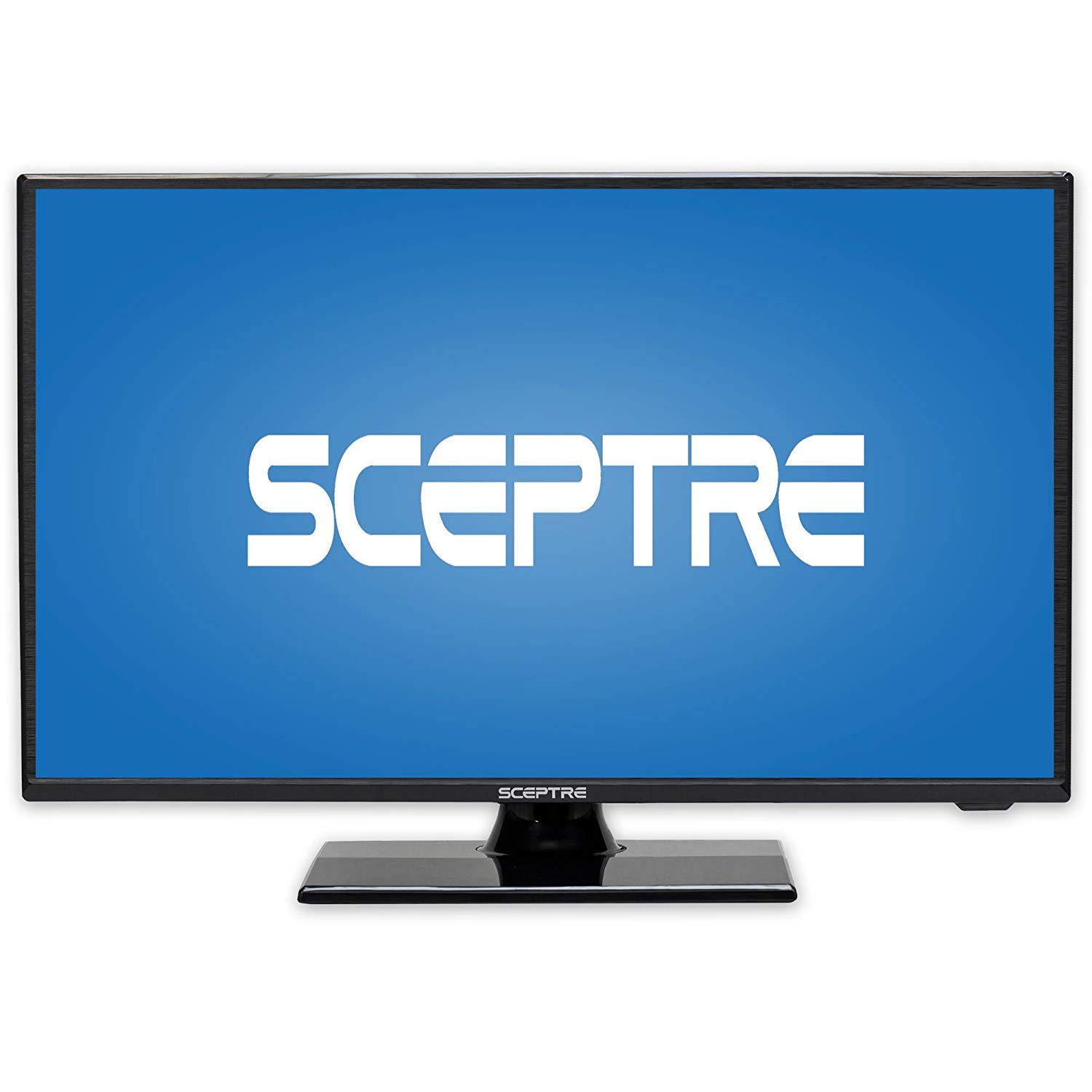 Sceptre E195BV-SR 19" Slim LED HDTV 720p with HDMI USB VGA Inputs, Fine Black (2017)