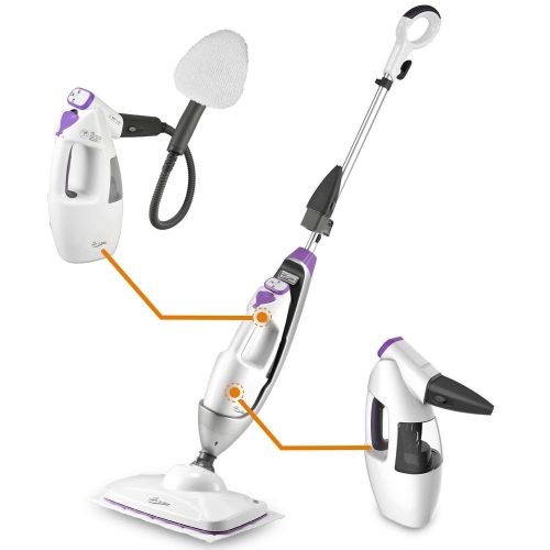 LIGHT 'N' EASY All-In-One Steam Mop with User-friendly Detachable Handheld Unit, All-purpose Laminate/Hardwood/Tile/Grout/Carpet Pet & Child Friendly Floor Steamer, S3601