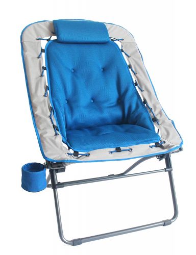 Foldable Rectangular Air Mesh Indoor Outdoor Bungee Chair