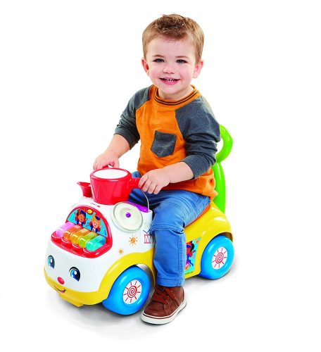 Little People Fisher-Price Music Parade Ride-On, White