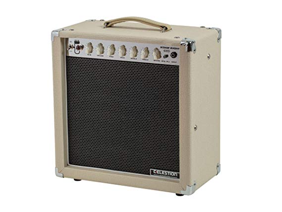 Monoprice 15-Watt, 1x12 Guitar Combo Tube Amplifier with Celestion Speaker and Spring Reverb