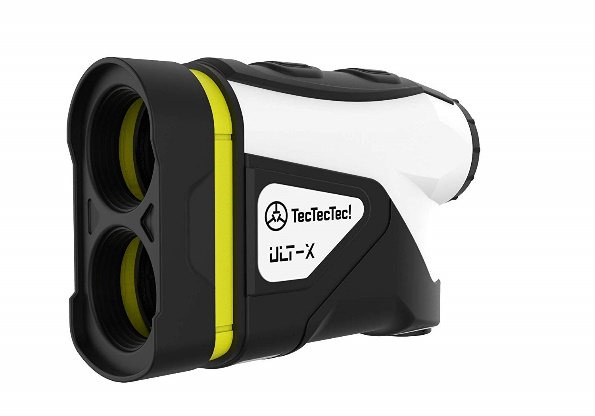 TecTecTec ULT-X Golf Rangefinder - Laser Range Finder with 1,000 Yards Range, Slope, Vibration, Easy Flagseeker and On/Off