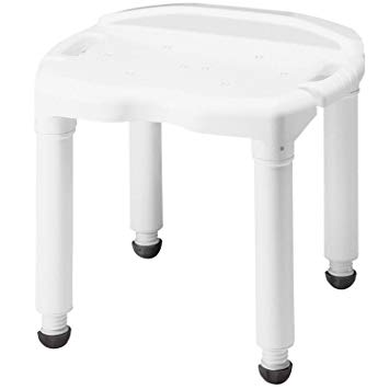 Carex Universal Bath Seat and Shower Chair - With Support Up To 400 Pounds - Adjustable Height Shower Bench