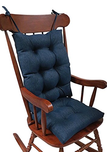 The Gripper Non-Slip Omega Jumbo Rocking Chair Cushions, Chestnut