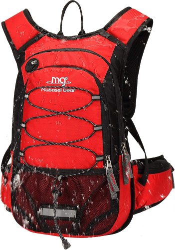 Mubasel Gear Insulated Hydration Backpack Pack with 2L BPA Free Bladder - Keeps Liquid Cool up to 4 Hours – for Running, Hiking, Cycling, Camping