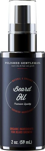 Organic Beard Growth Oil for Men - with Cedarwood & Tea Tree Oil - Easy Beard Dispenser and Pump - Natural Conditioner and Softener - Beard Thickening Spray (2 fl. oz)...  