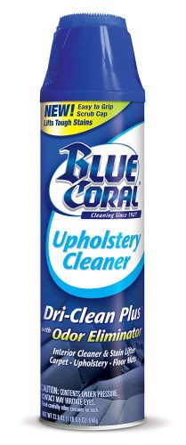 Blue Coral DC22 Upholstery Cleaner Dri-Clean Plus with Odor Eliminator, 22.8 oz. Aerosol