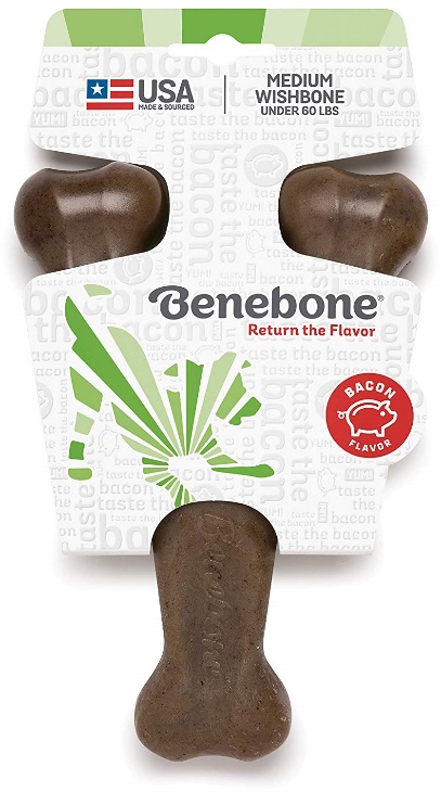 Benebone Wishbone Durable Dog Chew Toy for Aggressive Chewers, Made in USA