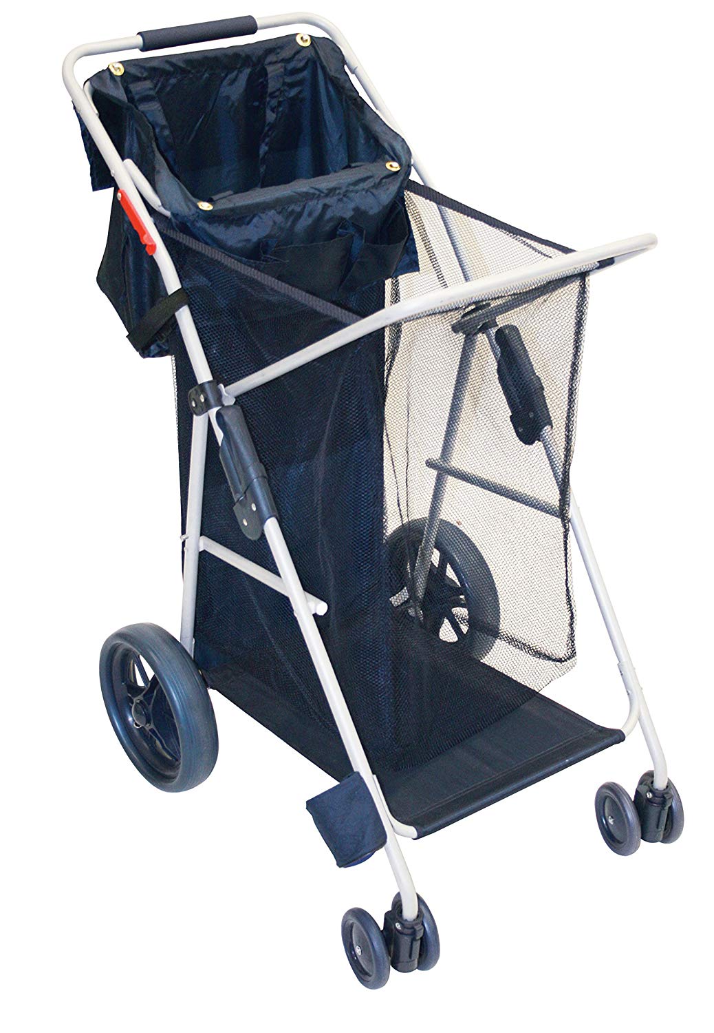 RIO Gear Wonder Wheeler Big Wheel Folding Beach or Sports Cart with Tote Bag