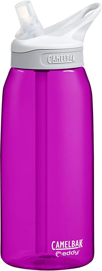 CamelBak Eddy 1L (32oz) Water Bottle with Hydrate or Die Logo - Water bottle with Filter