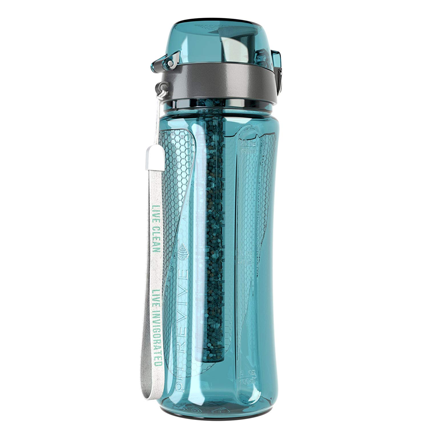 pH REVIVE Alkaline Water Bottle & Carry Case – Alkaline Water Filter - Water bottle with Filter