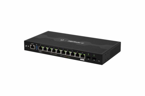 Ubiquiti Networks EdgeRouter 12, 10-Port Gigabit Router with PoE Passthrough