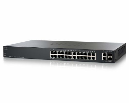 Cisco SF200-24P Smart Switch: 24 10/100 Ports, 12 of 24 PoE Ports