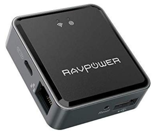 RAVPower Filehub, Travel Router