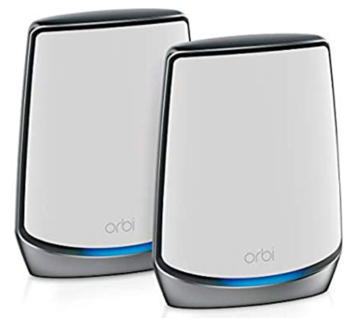 Netgear Orbi Whole Home Tri-Band Mesh Wi-Fi 6 System (RBK852)-Router